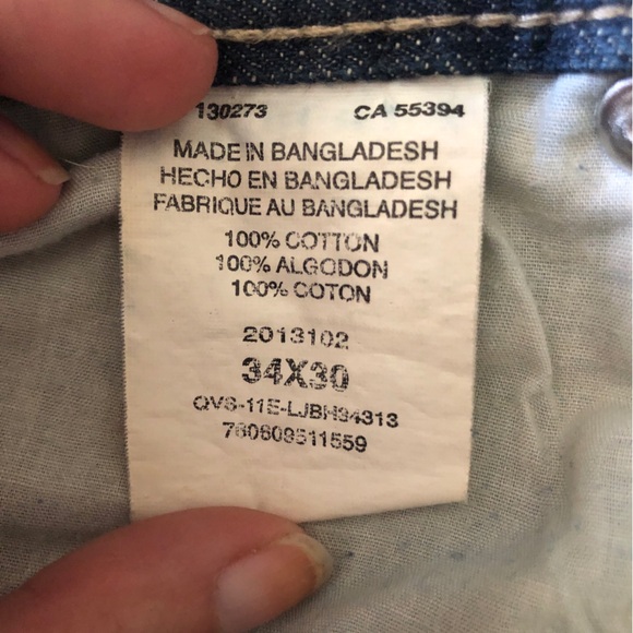 Lee men’s Relaxed Straight Fit jeans size 34x30 - Picture 4 of 5